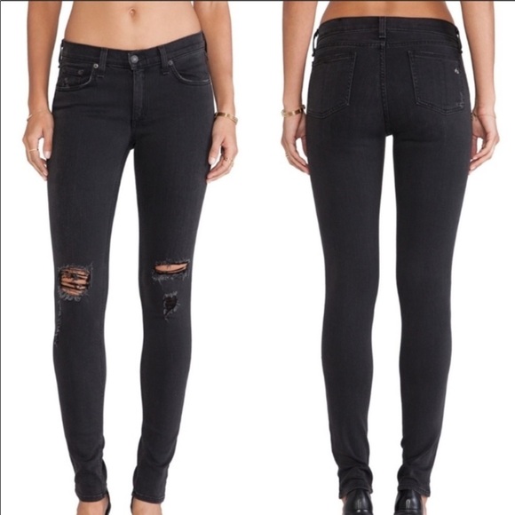 Rag & bone for Aritzia black skinny jeans size 26 - Picture 1 of 11